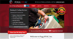 Desktop Screenshot of fogghvac.net
